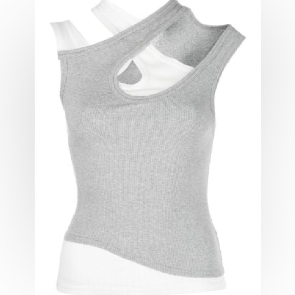 MONSE Double Layer Tank Top sz L
